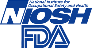 NIOSH and FDA logos